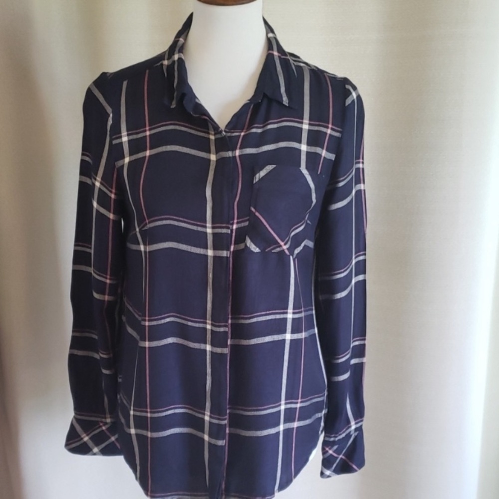 White House Black Market Flannel Size 12